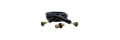 Hochdruckschlauch DN08 Schwarz-Glatt max. 400 Bar M21 HVS + M27 auf M21 Adapter 15 Meter