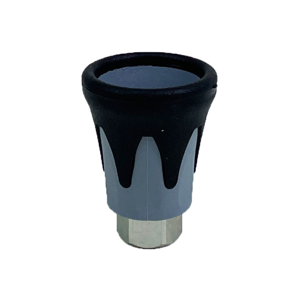 Düsenschutz 1/4" IG – 2-Komponenten, Schwarz-Grau, bis 400 bar
