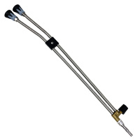 Doppelstrahlrohr 65 cm mit Düse .050 aus Edelstahl...