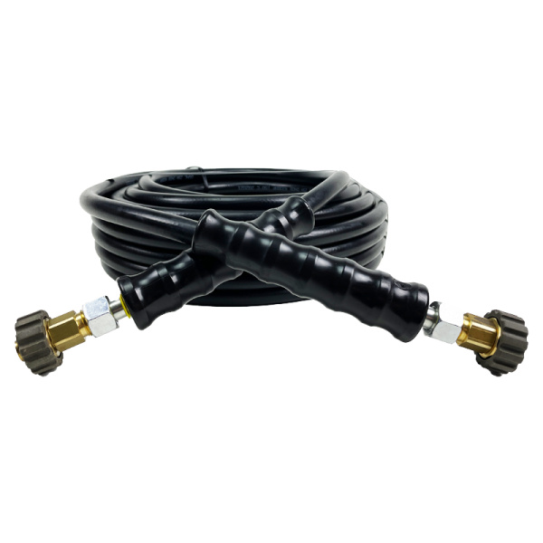 Hochdruckschlauch DN08 Schwarz-Glatt max. 400 Bar M21 HVS 15 Meter