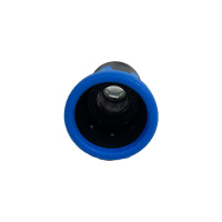 Düsenschutz mit 1/4" Gewinde 2-Komponenten Blau-Schwarz