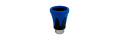 Düsenschutz mit 1/4" Gewinde 2-Komponenten Blau-Schwarz