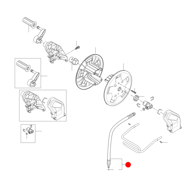 Nilfisk Verbindungsschlauch - CONNECTION HOSE