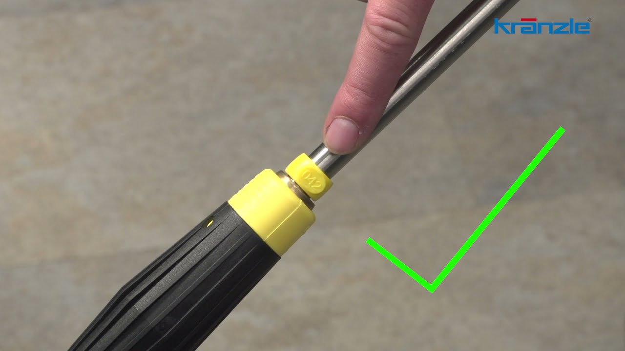 Video: Welche Düsengröße passt zum Kränzle Hochdruckreiniger?
