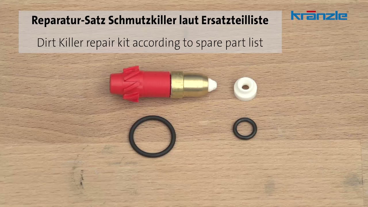 Video: Düse der Kränzle Schmutzkillerlanze reinigen