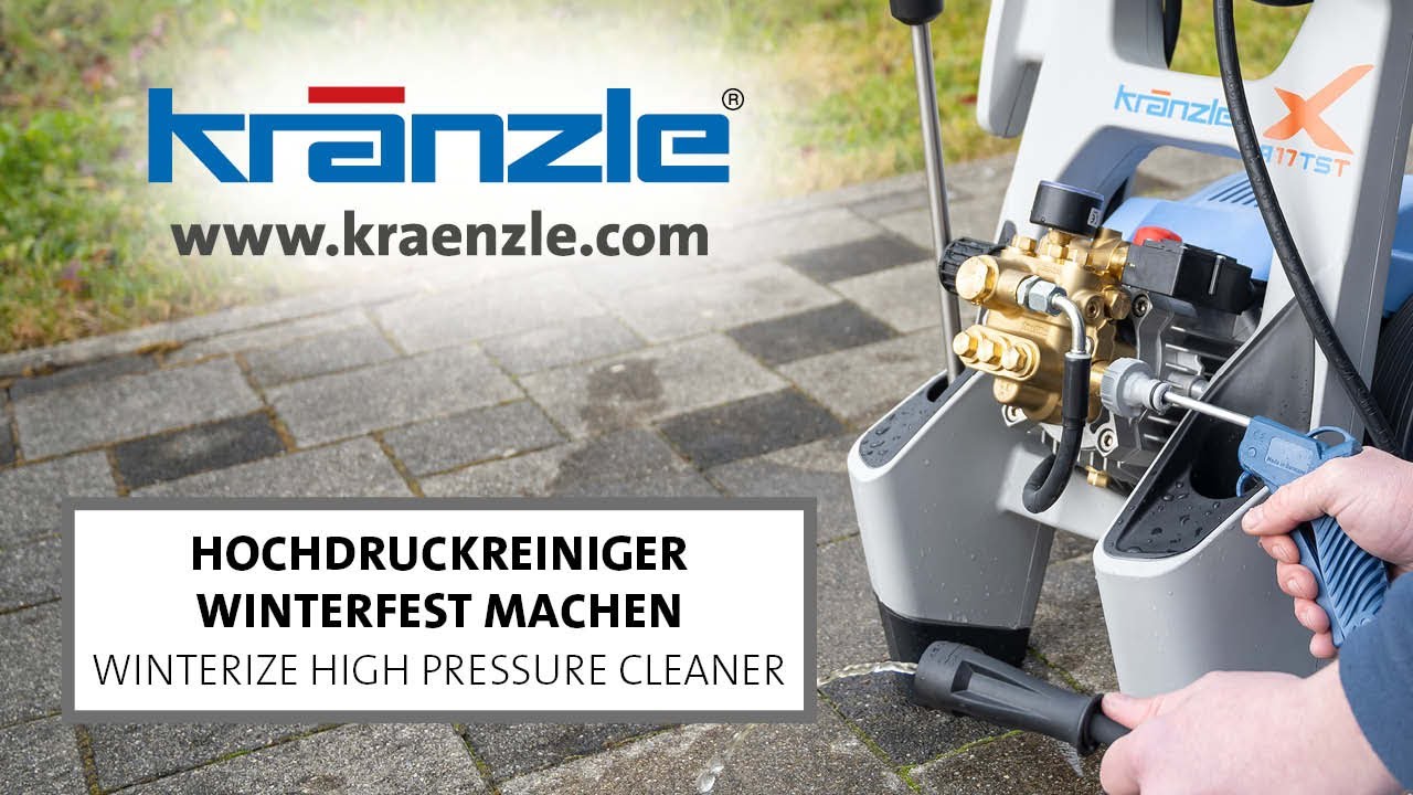 Video: Kränzle Hochdruckreiniger winterfest machen